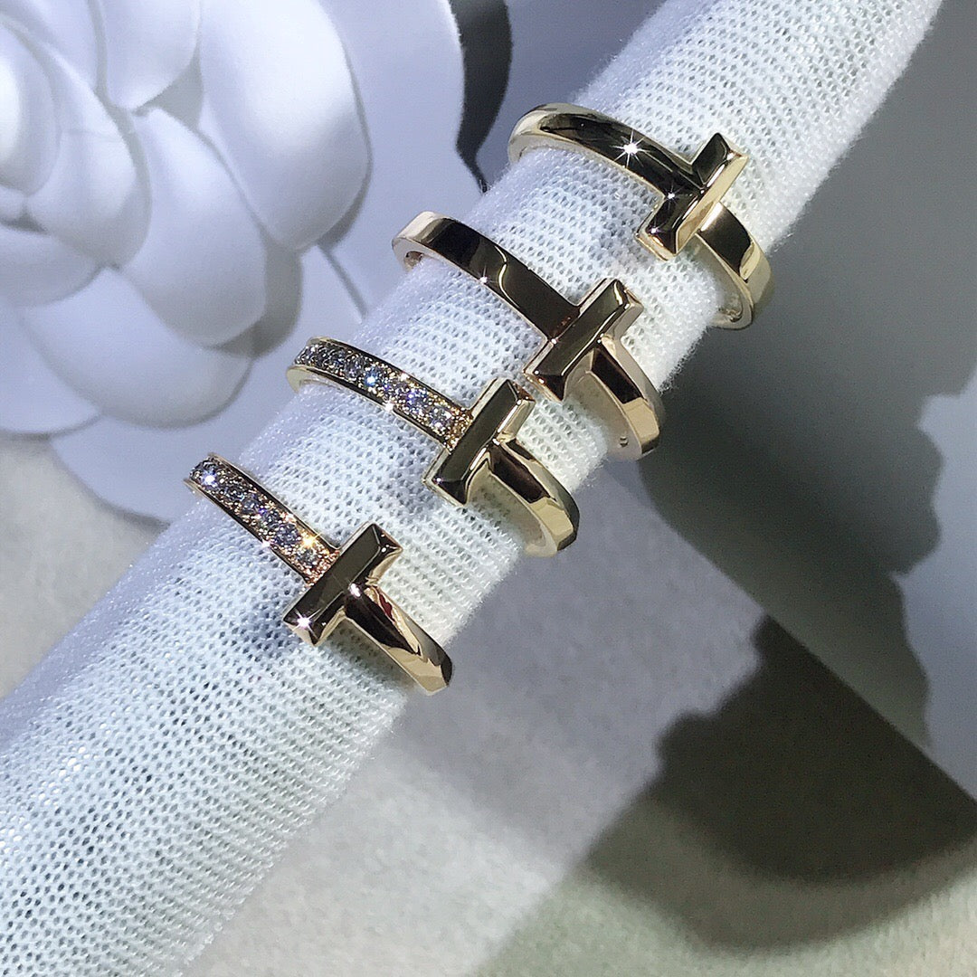 Wide Band Ring, White Gold Tone