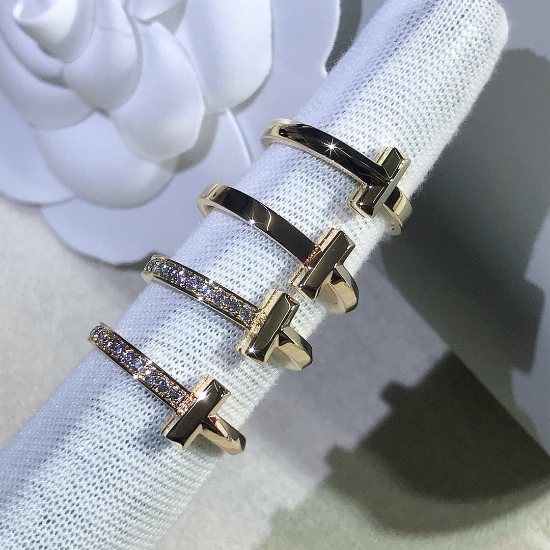 Wide Band Ring, Yellow Gold Tone