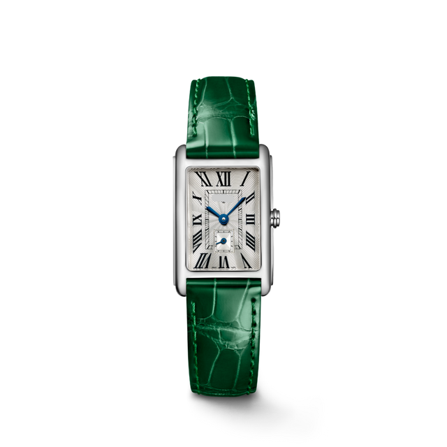 Rectangular Case Watch, Steel