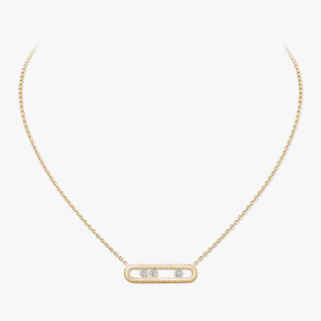 Chain Necklace, Yellow Gold Tone, Stone-Set