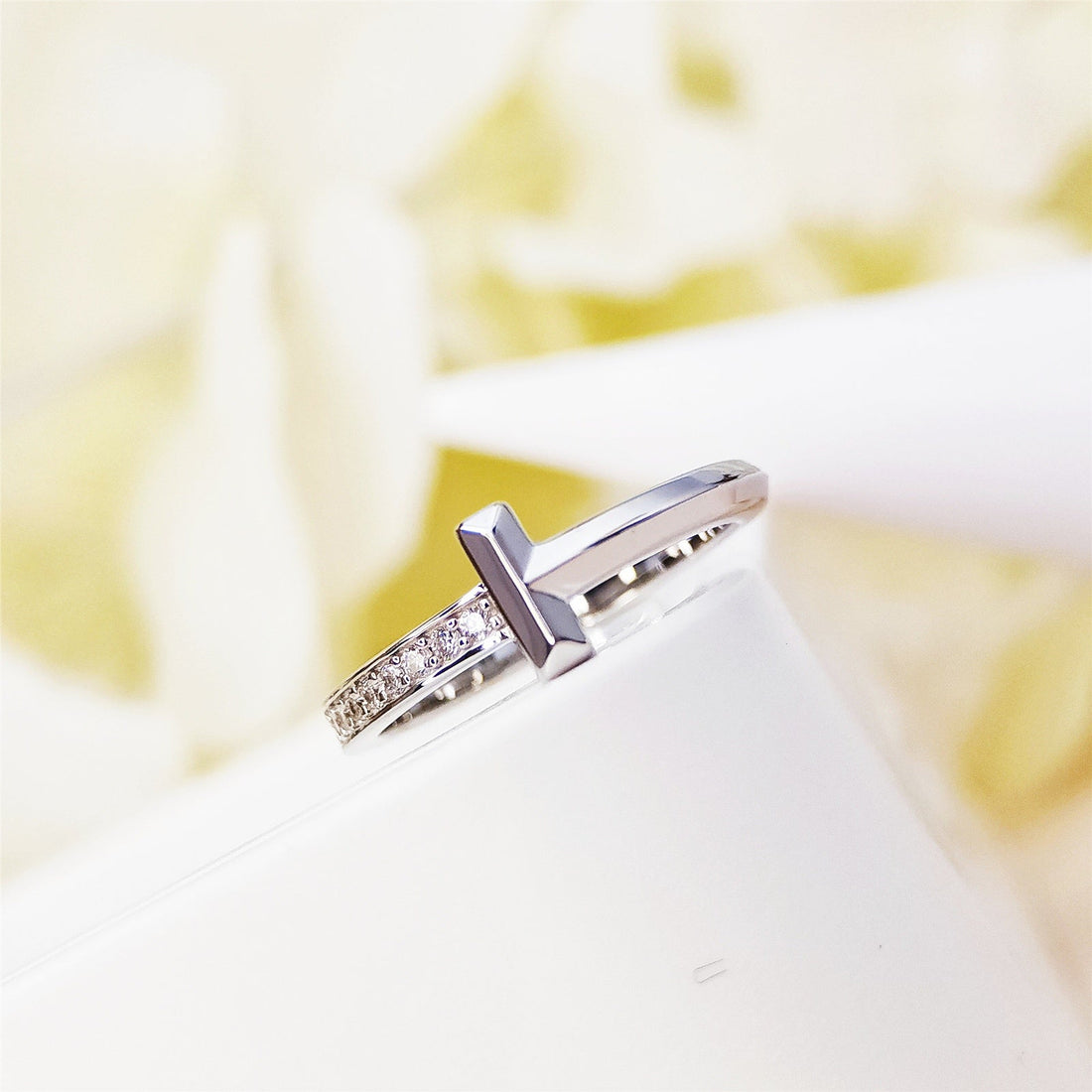 Wide Band Ring, Rose Gold Tone