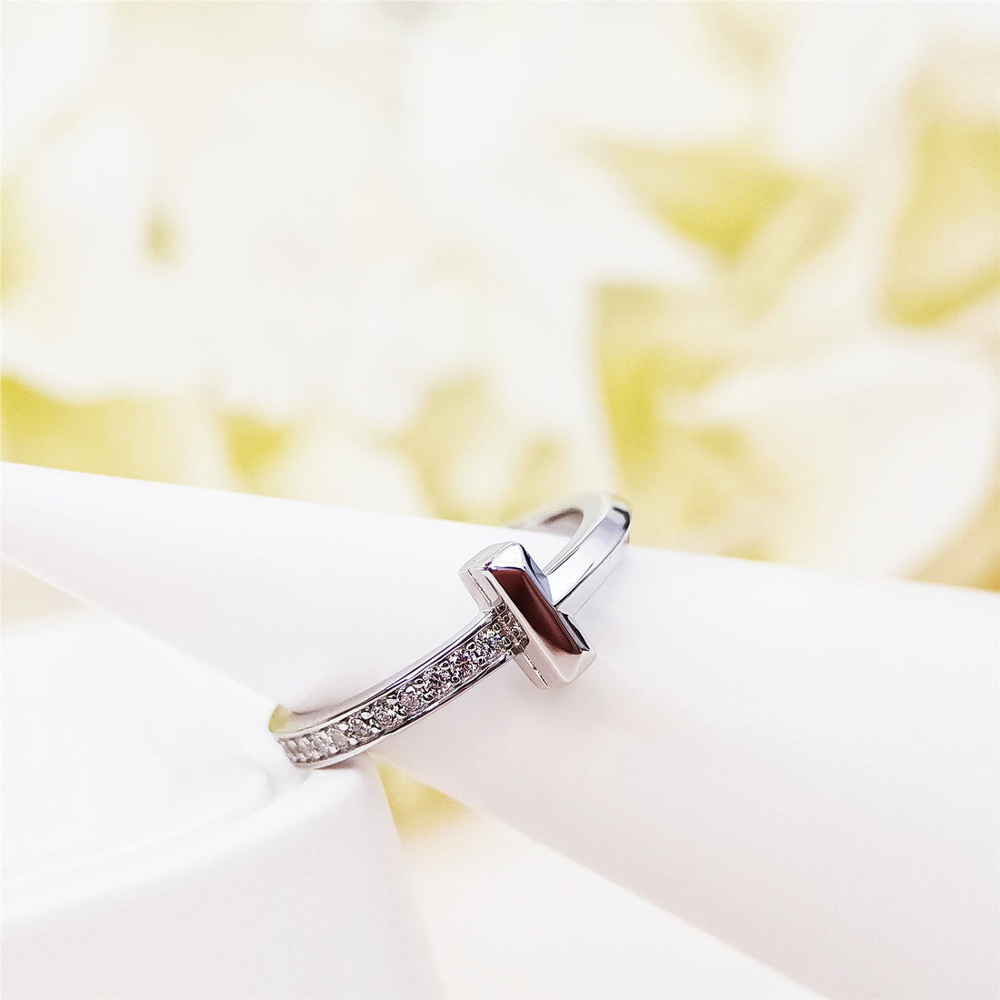 Wide Band Ring, Yellow Gold Tone