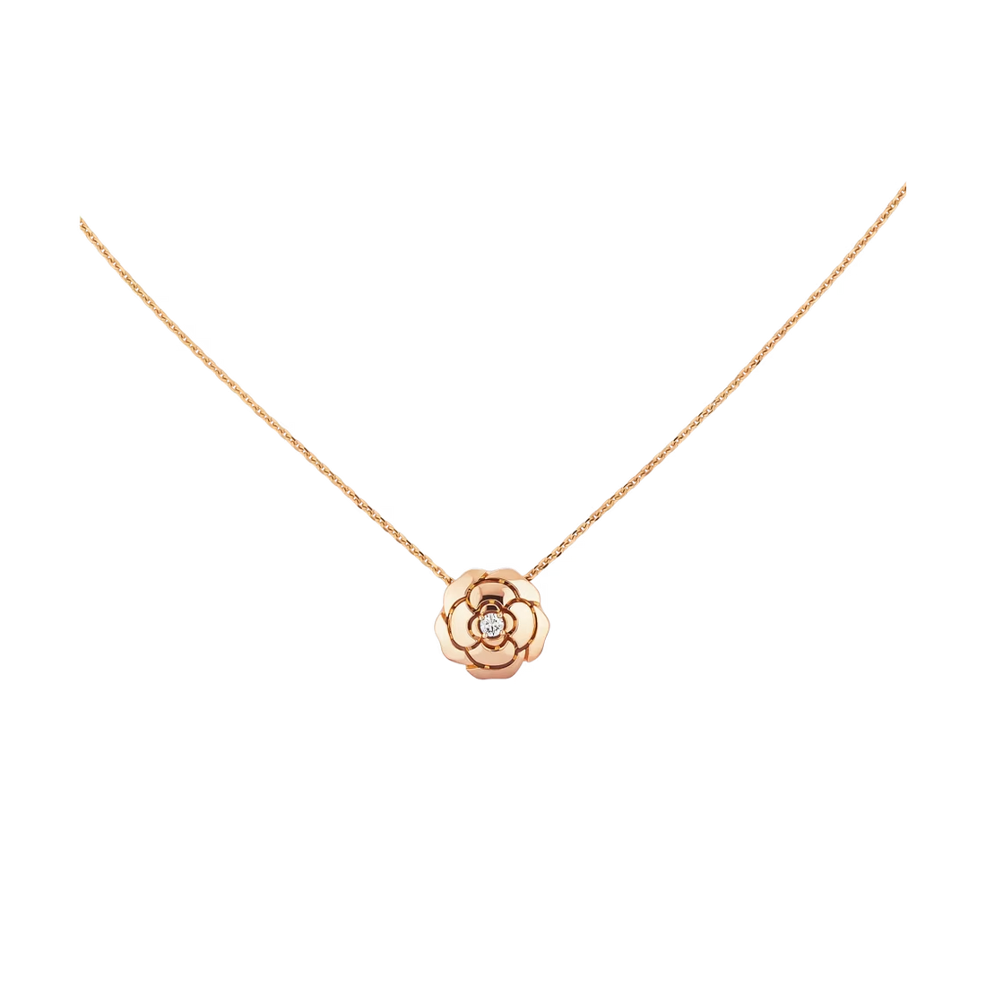 Chain Necklace, Rose Gold Tone